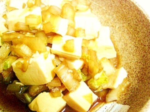 節約料理！豆腐と白菜のトロトロ煮込み